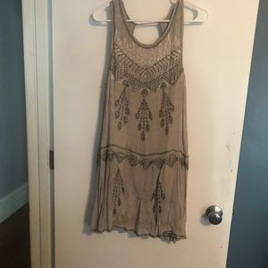 Free people Sedona embellished slip dress